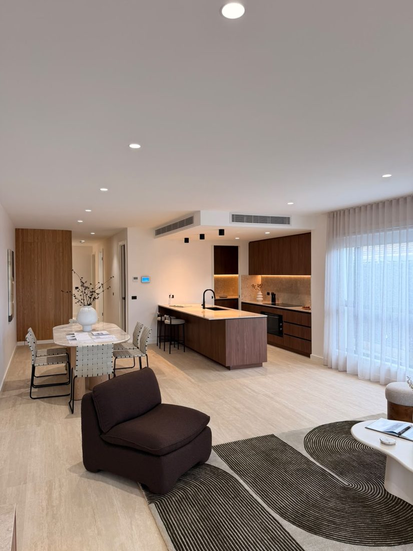 ducted reverse cycle system open plan living