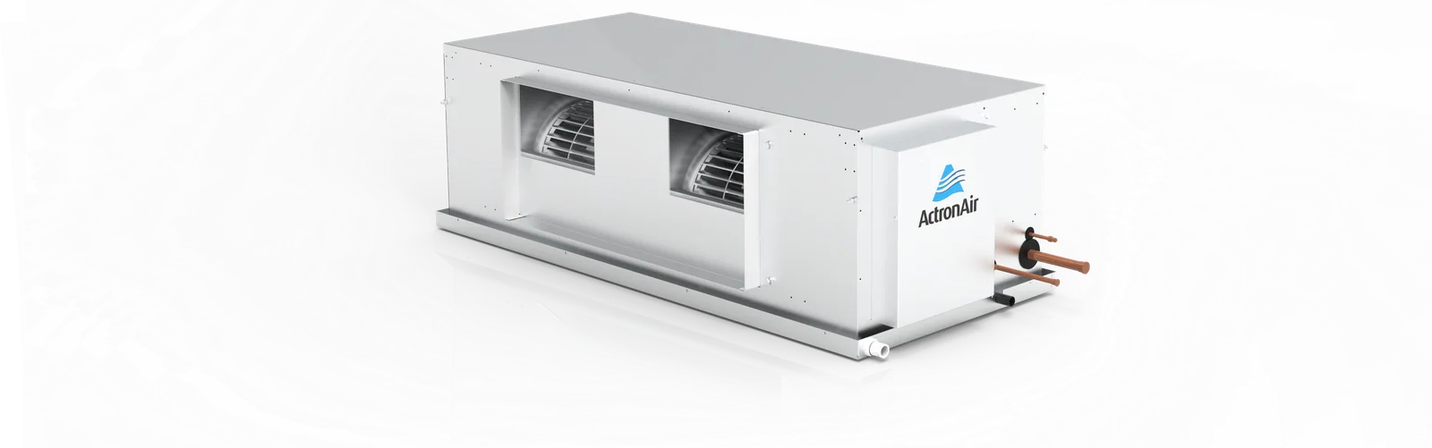 ActronAir Advance indoor fan coil unit, the part of the system that sits in the roof space